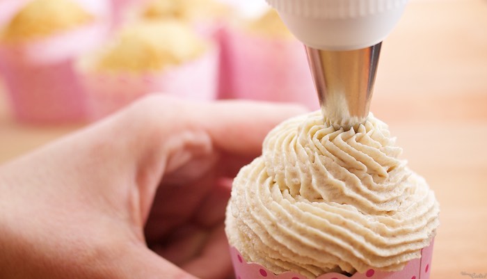 Decorando un cupcake