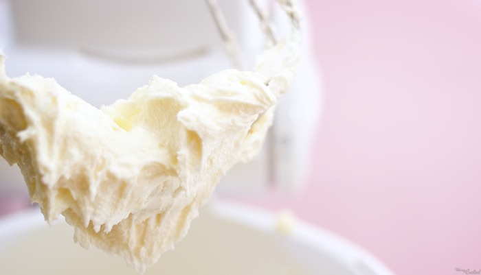 Textura de crema de mantequilla o buttercream