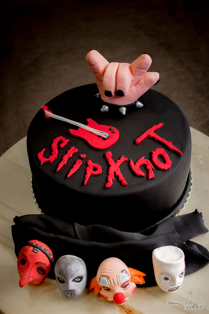 Slipknot cake. Un festival del metal en tu boca.